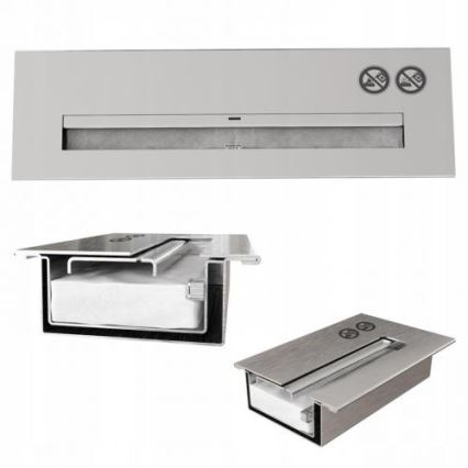Kratki - BIO fireplace 40,2x70 cm 2kW white