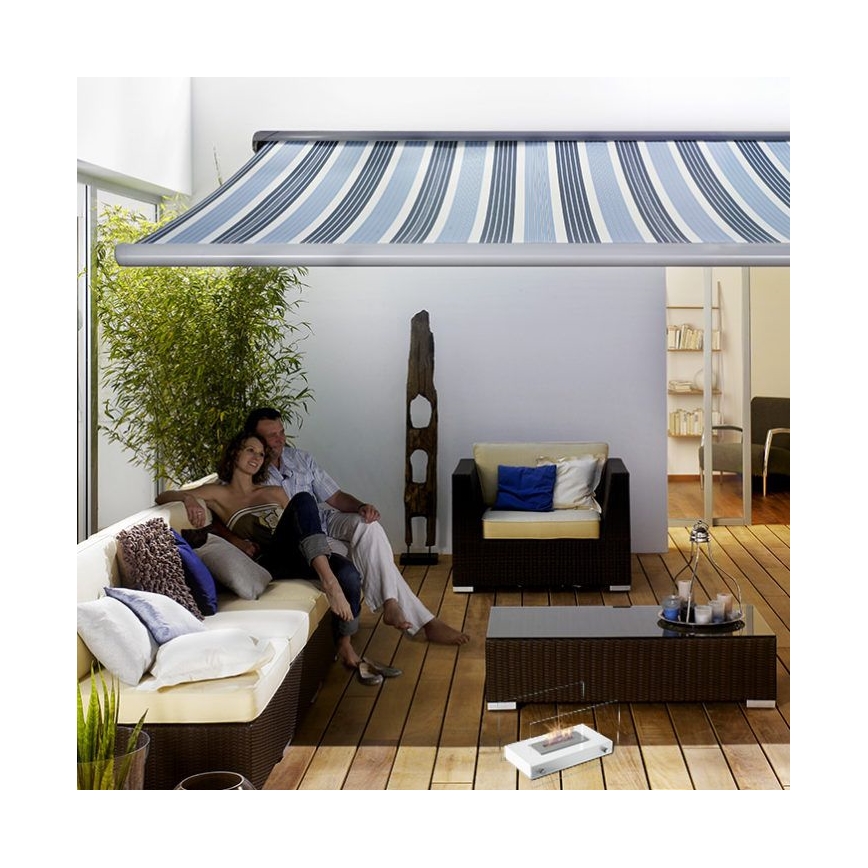 Kratki - BIO fireplace 25,2x39cm 1kW white