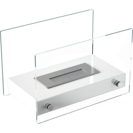 Kratki - BIO fireplace 25,2x39cm 1kW white