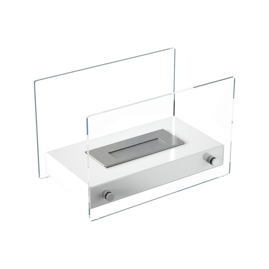 Kratki - BIO fireplace 25,2x39cm 1kW white