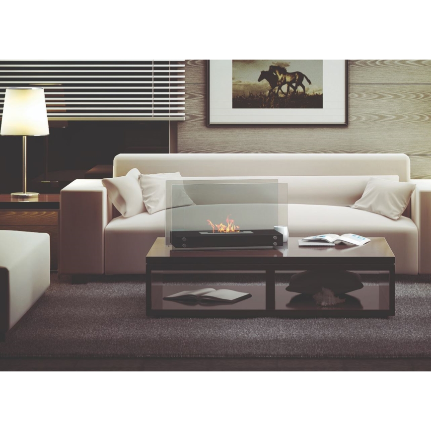 Kratki - BIO fireplace 40,2x70 cm 2kW black