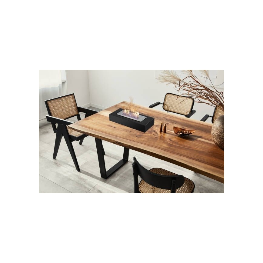 Kratki - BIO fireplace 8,5x49 cm 2,5kW black