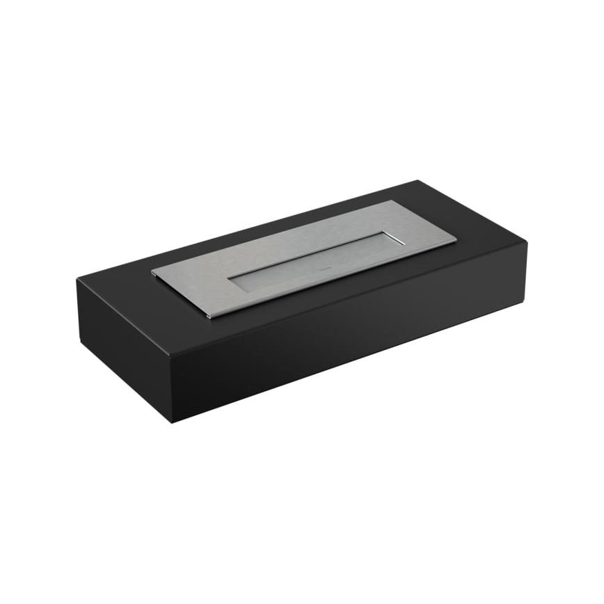 Kratki - BIO fireplace 8,5x49 cm 2,5kW black