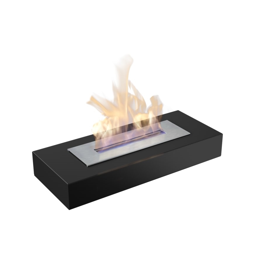 Kratki - BIO fireplace 10x67 cm 3kW black