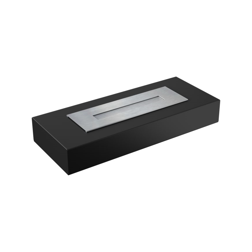 Kratki - BIO fireplace 10x67 cm 3kW black