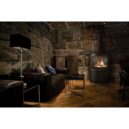 Kratki - Steel fireplace 10kW 150mm