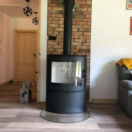 Kratki - Steel fireplace 10kW 150mm