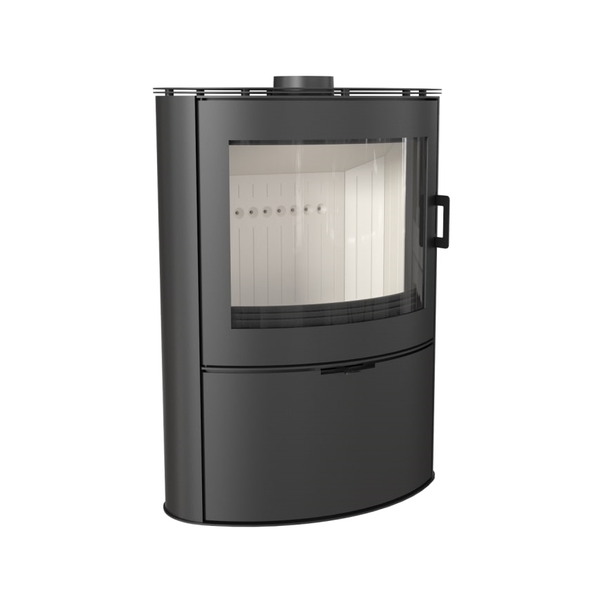 Kratki - Steel fireplace 10kW 150mm
