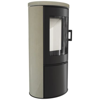 Kratki - Steel fireplace 8kW 150mm