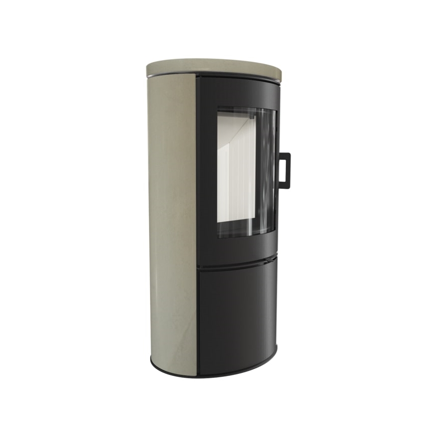 Kratki - Steel fireplace 8kW 150mm