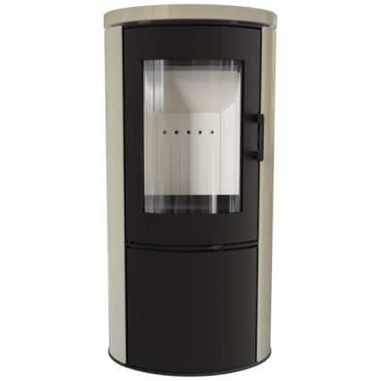 Kratki - Steel fireplace 8kW 150mm
