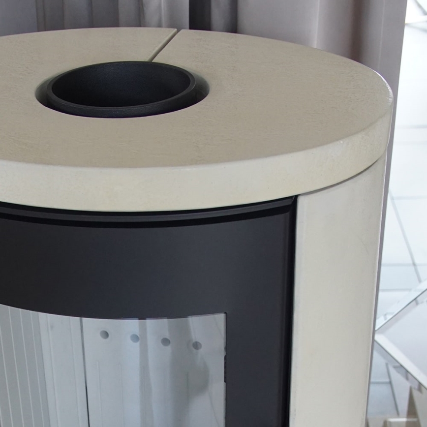 Kratki - Steel fireplace 8kW 150mm