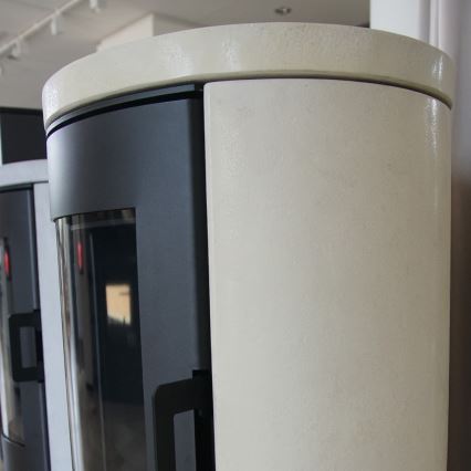 Kratki - Steel fireplace 8kW 150mm