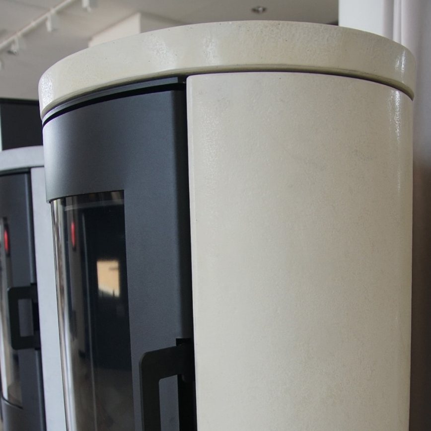 Kratki - Steel fireplace 8kW 150mm