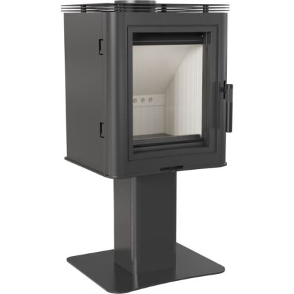 Kratki - Steel fireplace 7kW 150mm