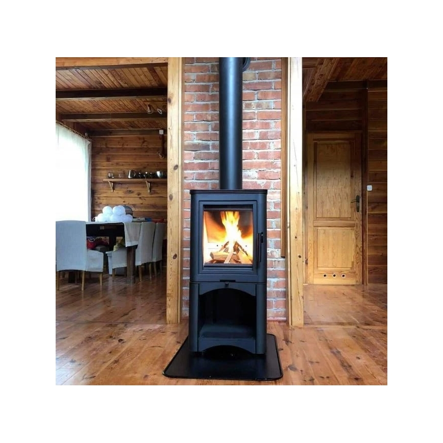Kratki - Steel fireplace 7kW 150mm