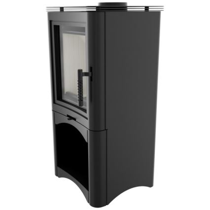 Kratki - Steel fireplace 7kW 150mm