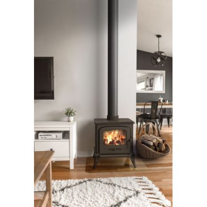 Kratki - Cast-iron fireplace 5kW 130mm