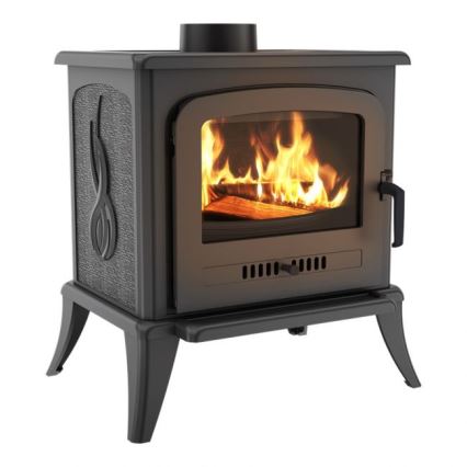Kratki - Cast-iron fireplace 5kW 130mm