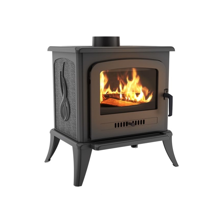 Kratki - Cast-iron fireplace 5kW 130mm