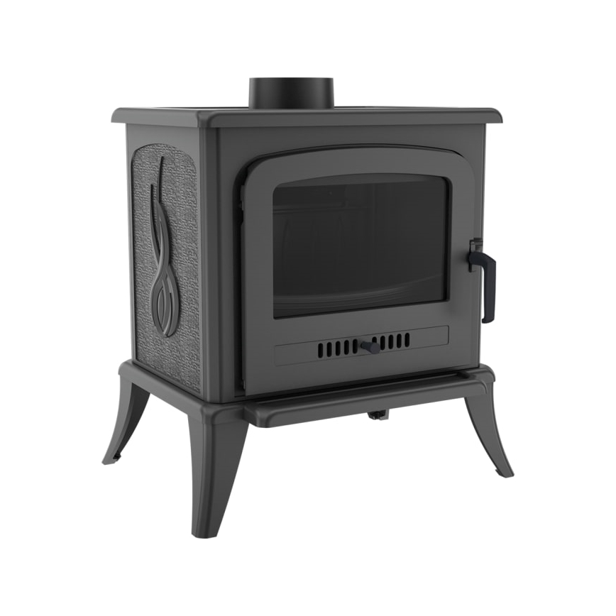 Kratki - Cast-iron fireplace 5kW 130mm