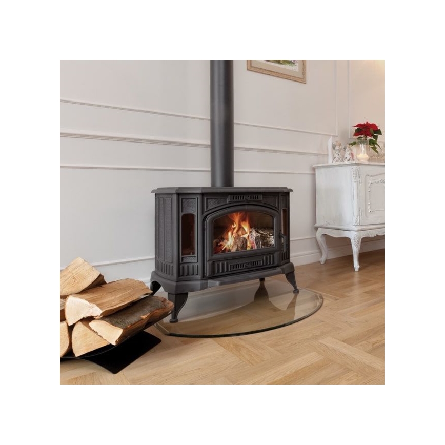 Kratki - Cast-iron fireplace 10kW 130mm