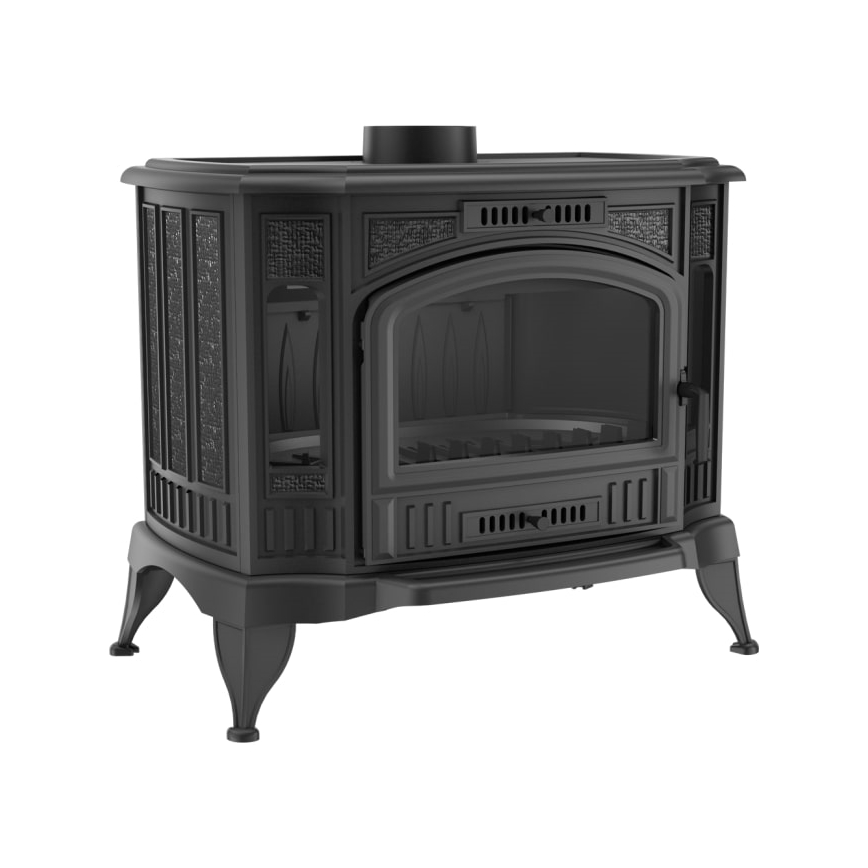 Kratki - Cast-iron fireplace 10kW 150mm