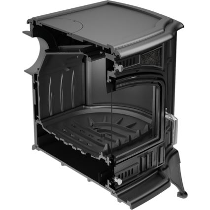 Kratki - Cast-iron fireplace 10kW 150mm