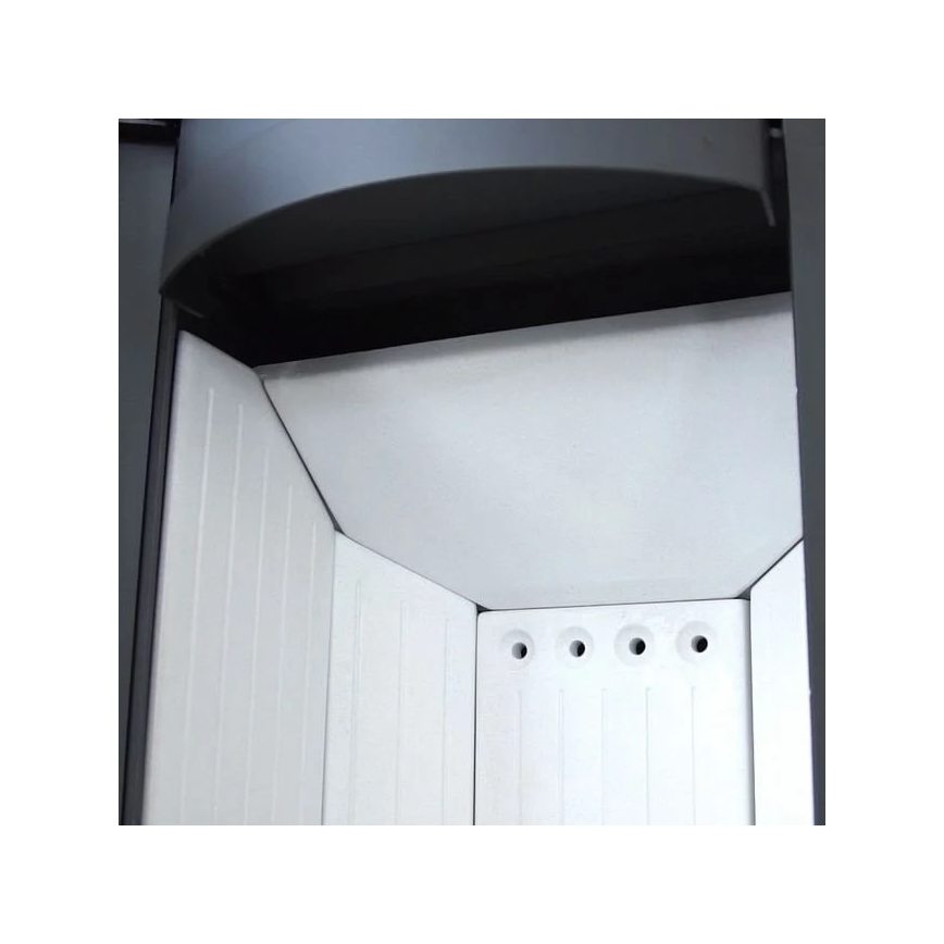 Kratki - Steel fireplace 9kW 150mm