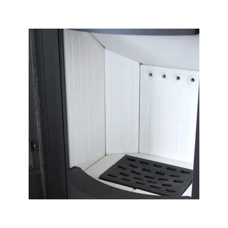 Kratki - Steel fireplace 9kW 150mm