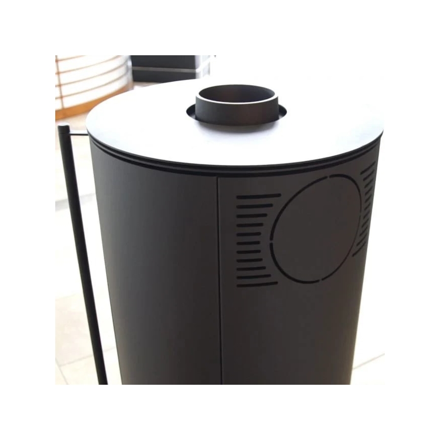 Kratki - Steel fireplace 9kW 150mm