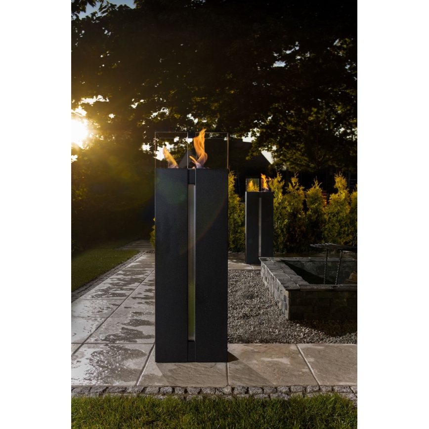 Kratki - BIO fireplace 113,6x35,9 cm 2kW black