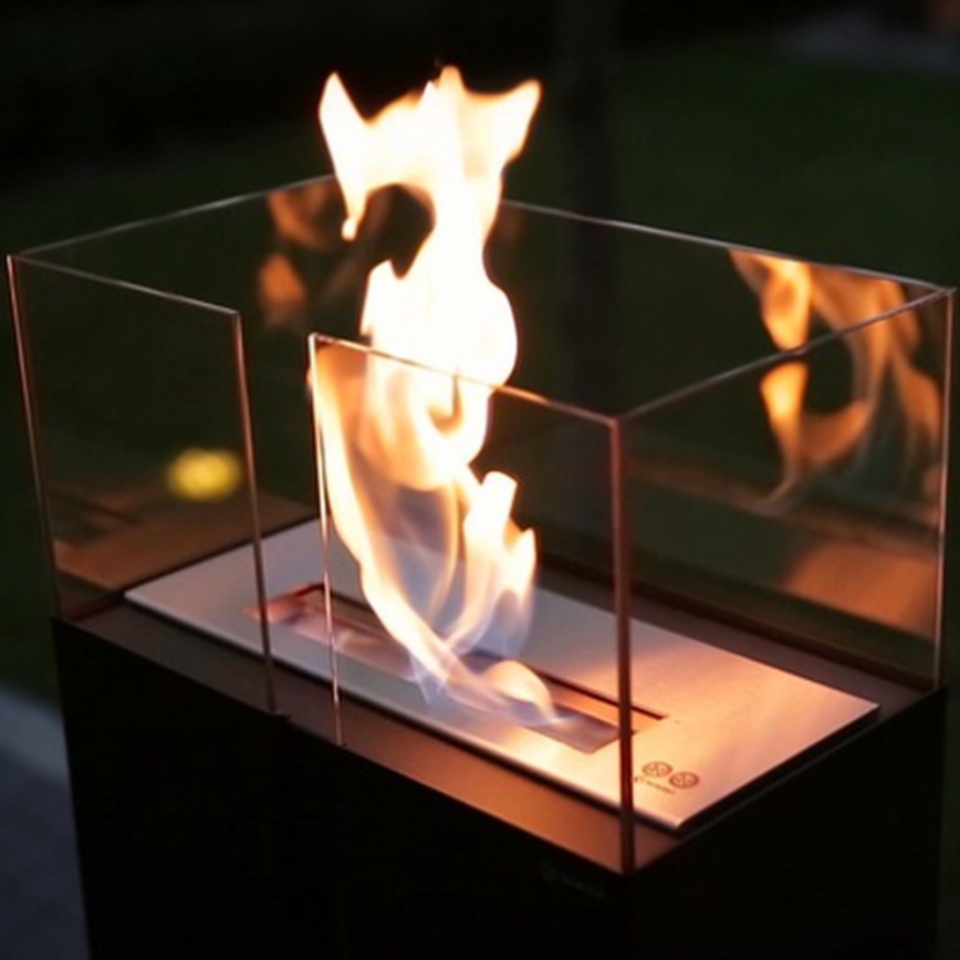 Kratki - BIO fireplace 113,6x35,9 cm 2kW black