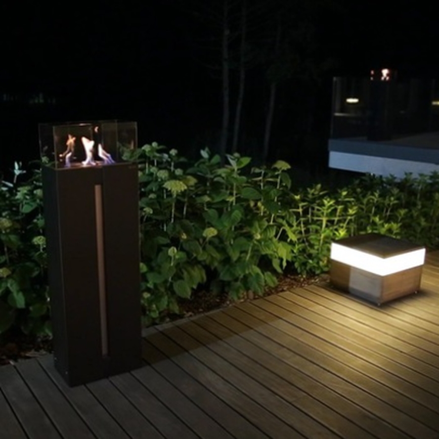 Kratki - BIO fireplace 113,6x35,9 cm 2kW black