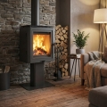 Kratki - Steel fireplace 7kW 150mm