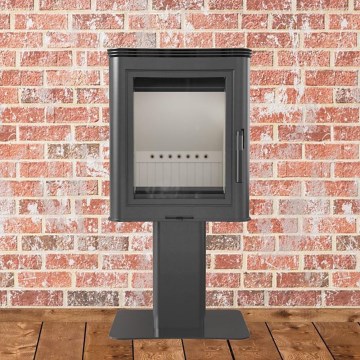 Kratki - Steel fireplace 7kW 150mm