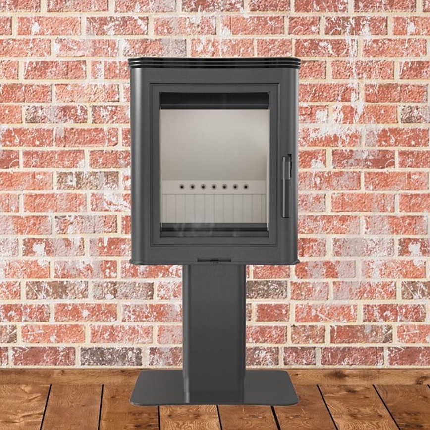 Kratki - Steel fireplace 7kW 150mm
