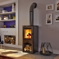 Kratki - Steel fireplace 7kW 150mm