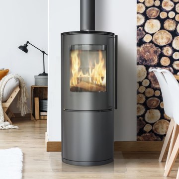 Kratki - Steel fireplace 9kW 150mm