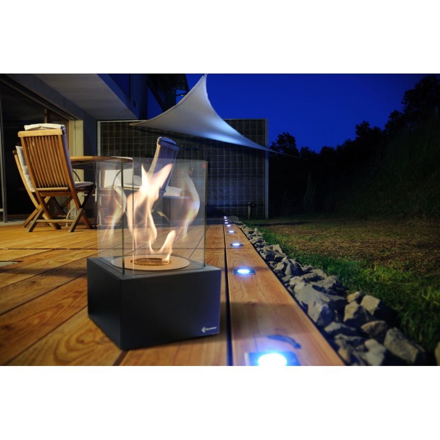 Kratki - BIO fireplace 35,3x25 cm 1kW black