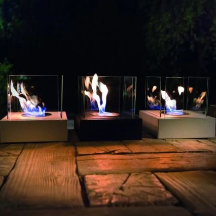 Kratki - BIO fireplace 30,3x30 cm 1kW white