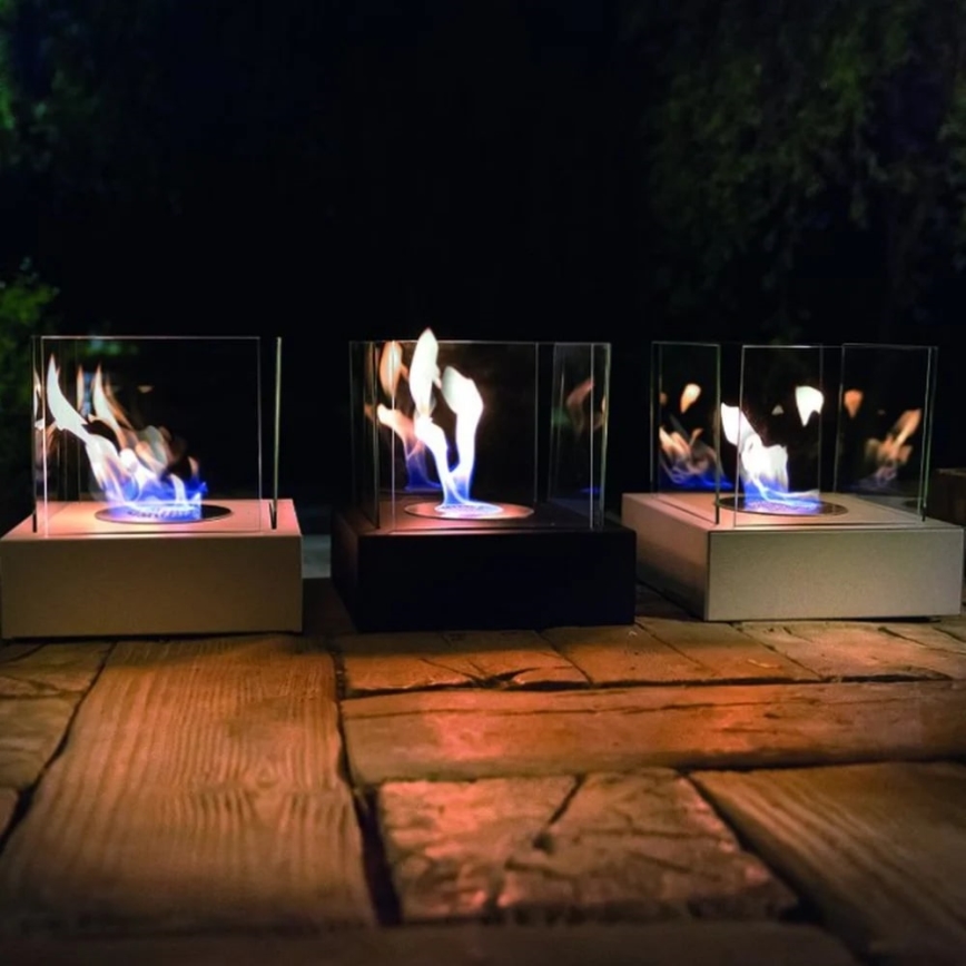 Kratki - BIO fireplace 30,3x30 cm 1kW white