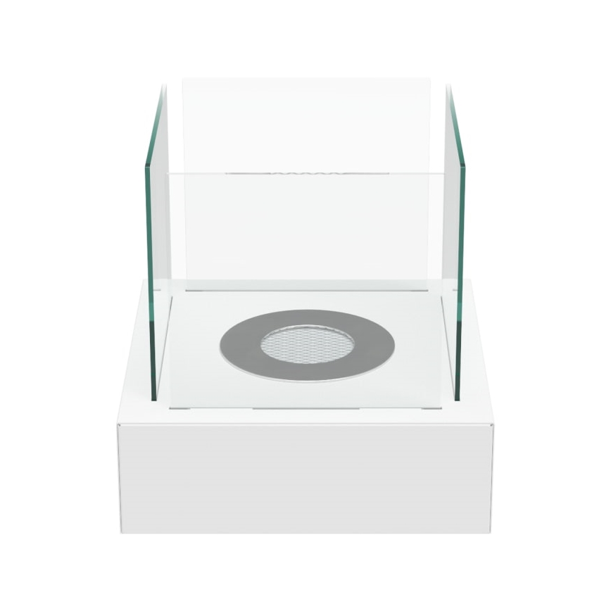 Kratki - BIO fireplace 30,3x30 cm 1kW white