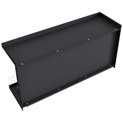 Kratki - Built-in Bioethanol Fireplace 50x100 cm, 3.5 kW, Black