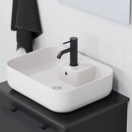 KRISTIANSAND Countertop Basin 51 x 40 cm, Ceramic/White