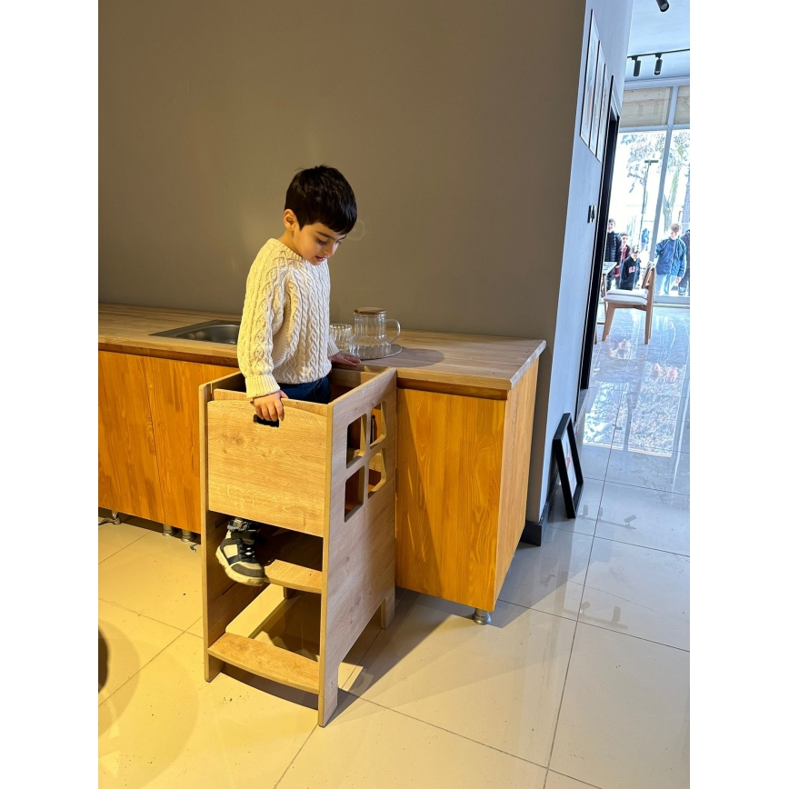 KULE Learning Tower 90x50 cm Brown