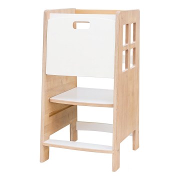 KULE Learning Tower 90x50 cm Brown/White