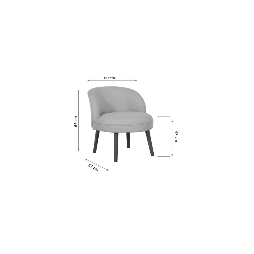 KUNI Kids Armchair, Grey