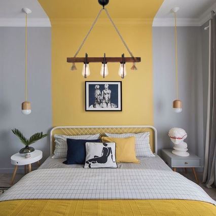 KUTUK Pendant Lamp on Cable 3xE27/40W/230V, Pine
