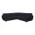 L-shaped upholstered folding corner lounge suite VISEU left anthracite/black